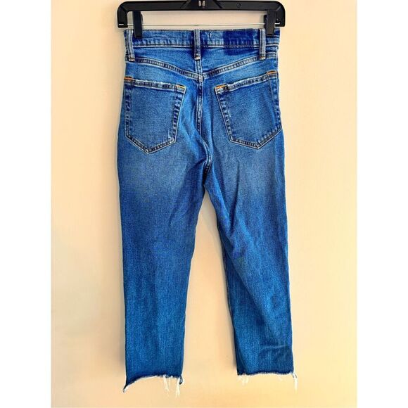 Abercrombie and Fitch The Ankle Straight Ultra High Rise Denim Jeans, Size 26/2 - Picture 6 of 8